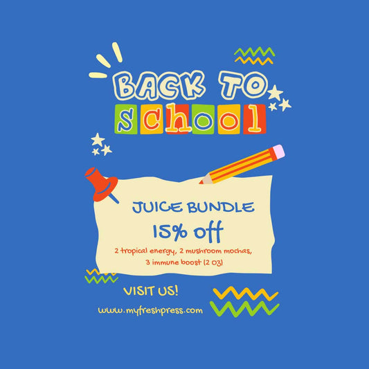 Back to School Juice Bundle - 7 Juices for $32 (15% Off)